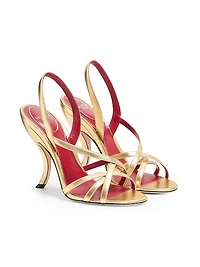 Fetishique 105MM Sandals Laminated Nappa