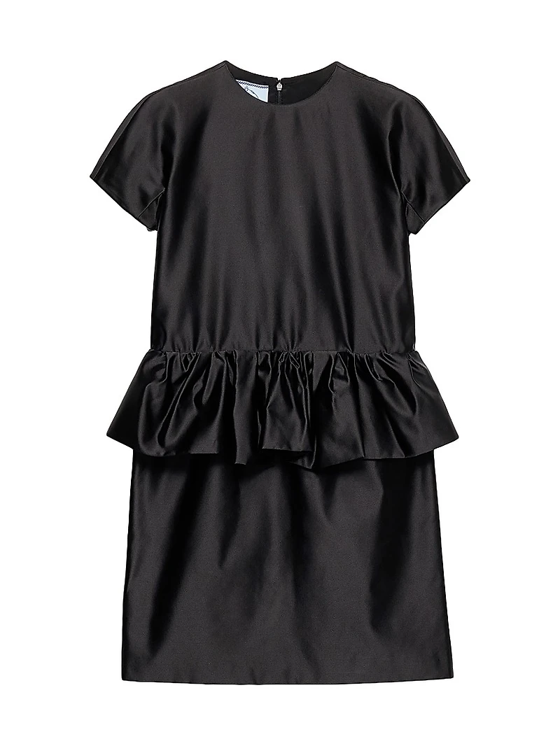 Duchesse Silk Mini-Dress