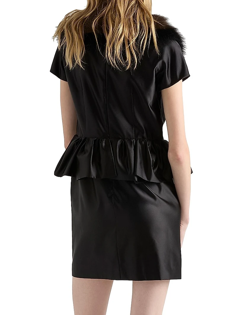 Duchesse Silk Mini-Dress