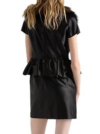 Duchesse Silk Mini-Dress