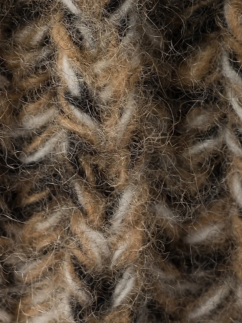 Mélange Knit Bucket Hat