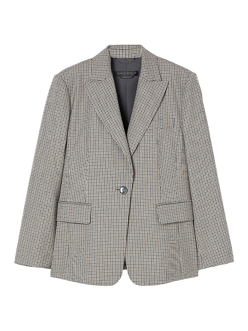 Pure Wool Twill Blazer Jacket