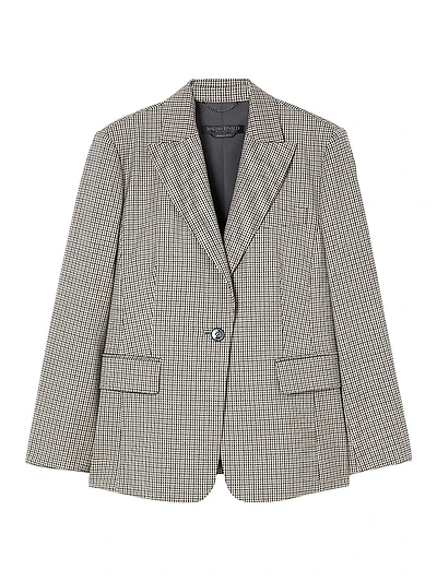 Pure Wool Twill Blazer Jacket