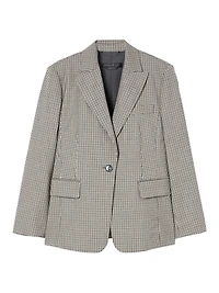 Pure Wool Twill Blazer Jacket