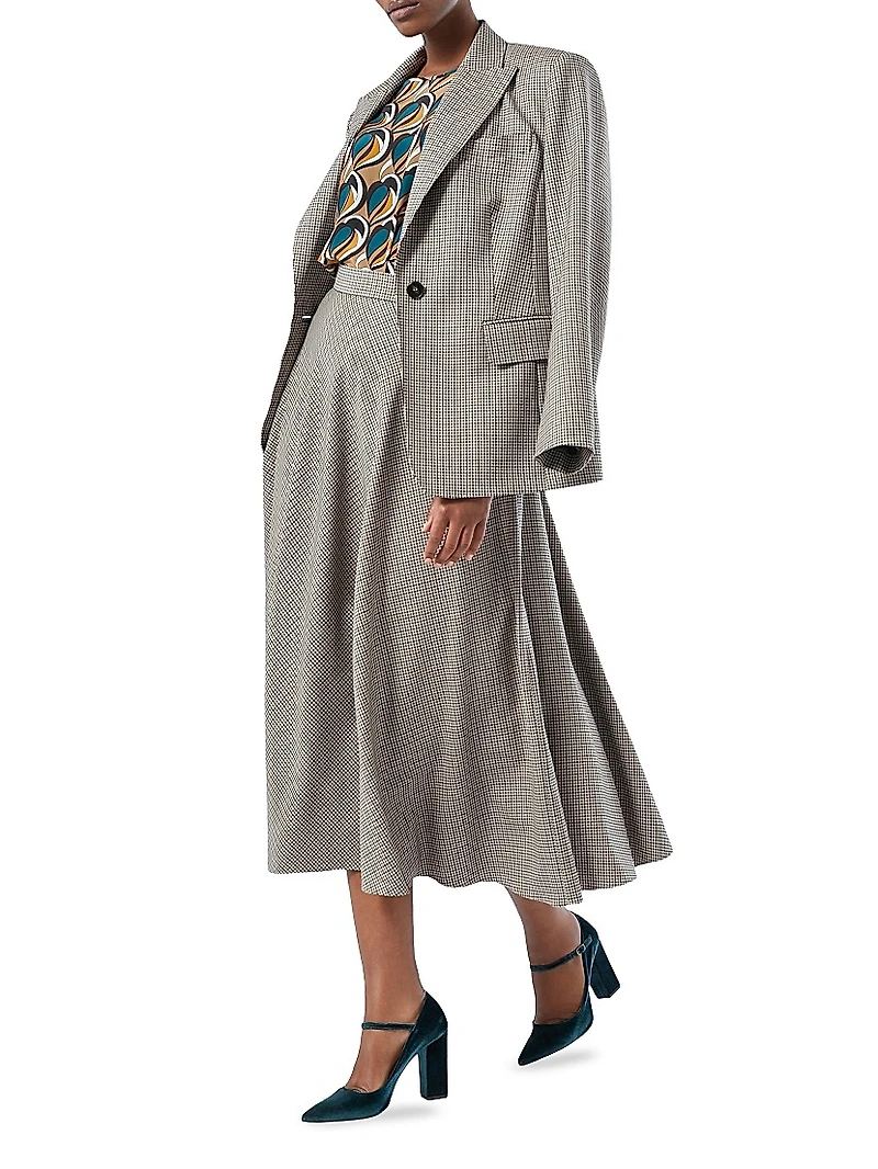 Pure Wool Twill Blazer Jacket