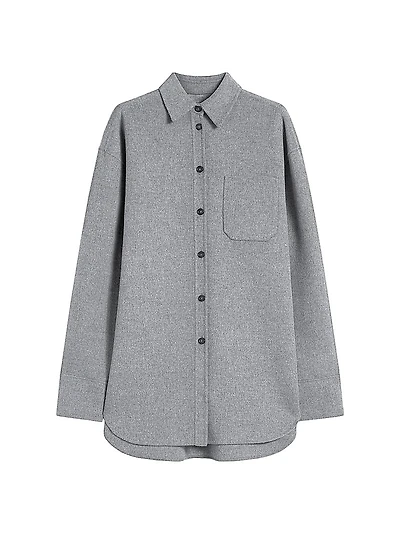 Oversized Runway Double Cloth Shirt