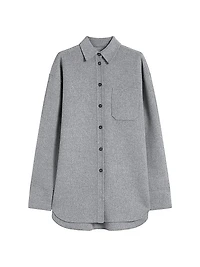 Oversized Runway Double Cloth Shirt