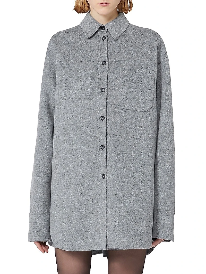 Oversized Runway Double Cloth Shirt