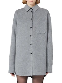 Oversized Runway Double Cloth Shirt