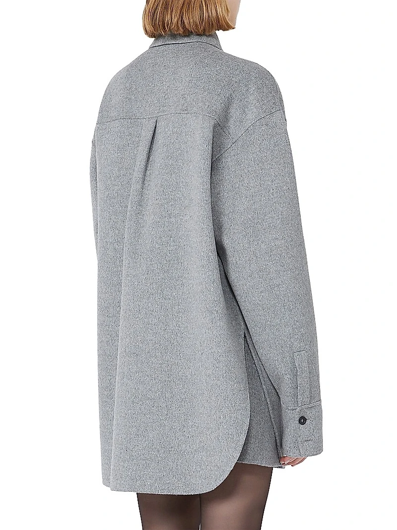 Oversized Runway Double Cloth Shirt