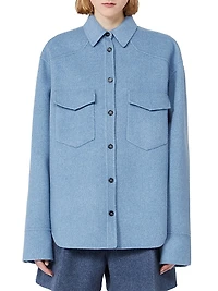 Oversized Runway Pure Wool Shirt