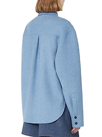 Oversized Runway Pure Wool Shirt