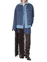 Oversized Runway Pure Wool Shirt