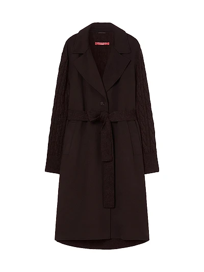 Double Faced Wool Blend Coat