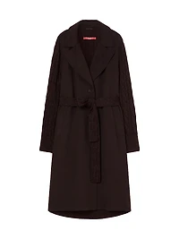Double Faced Wool Blend Coat