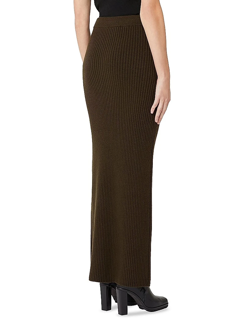 Wool and Cashmere Pencil Skirt