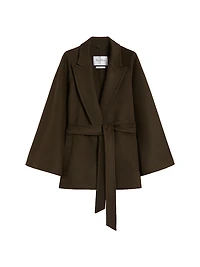 Camel Coat with Belt