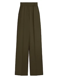 Wool Wide Leg Trousers
