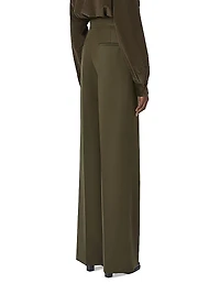 Wool Wide Leg Trousers