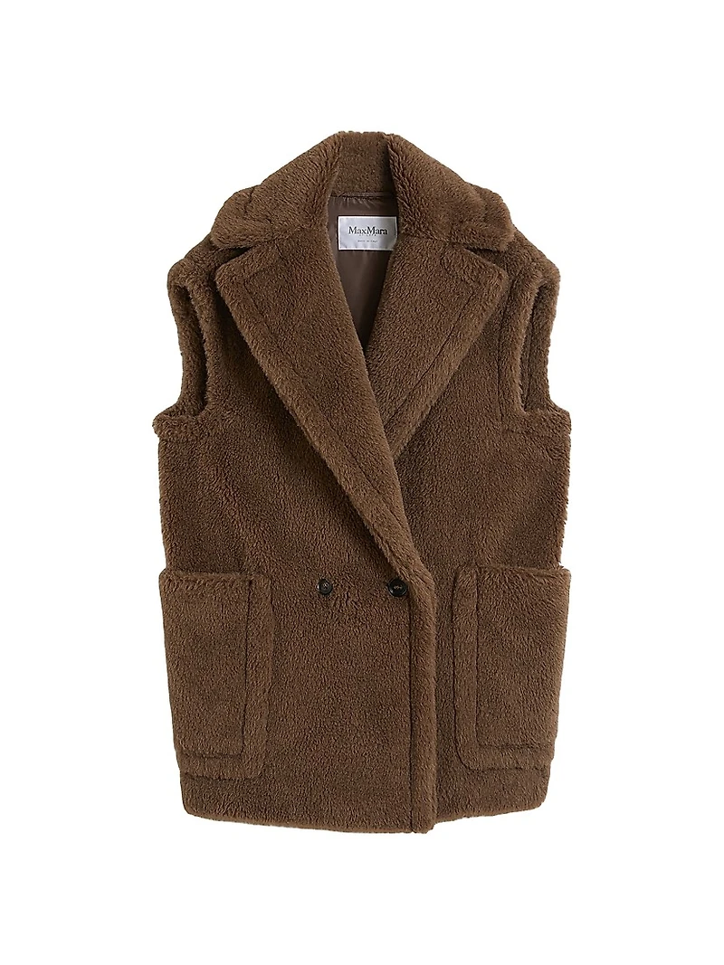 Wool and Alpaca Teddy Gilet