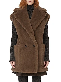 Wool and Alpaca Teddy Gilet