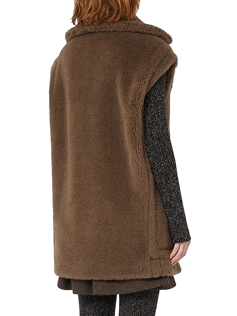 Wool and Alpaca Teddy Gilet