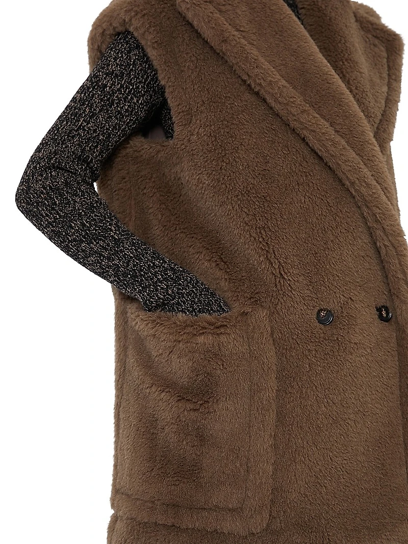 Wool and Alpaca Teddy Gilet