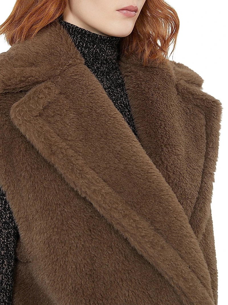 Wool and Alpaca Teddy Gilet
