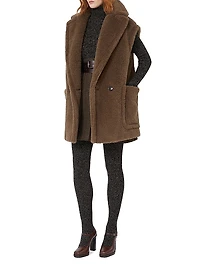 Wool and Alpaca Teddy Gilet