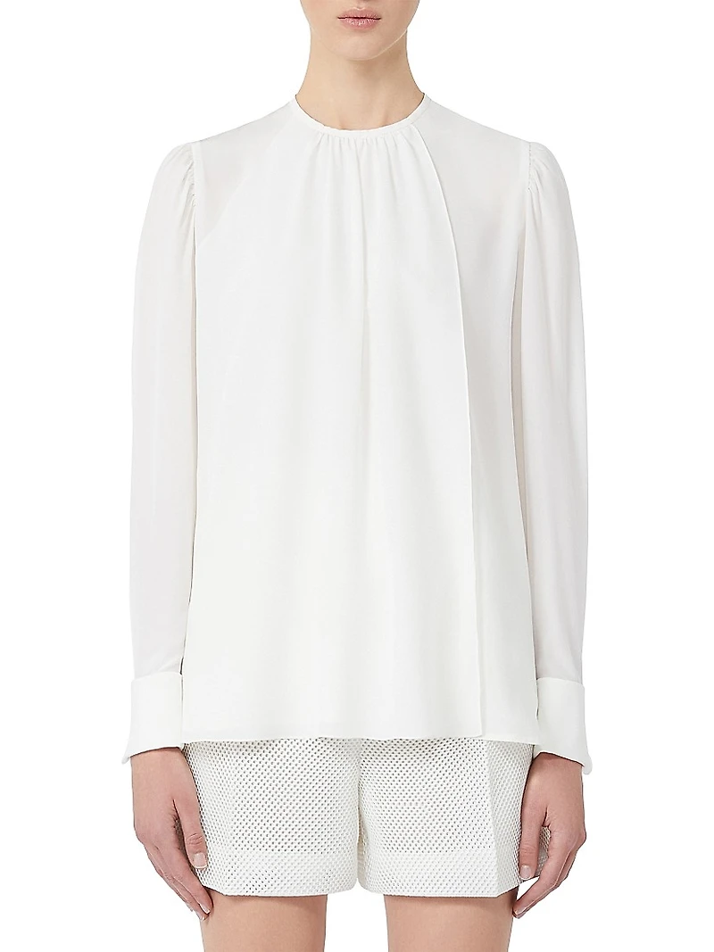 Silk Crepe De Chine Shirt