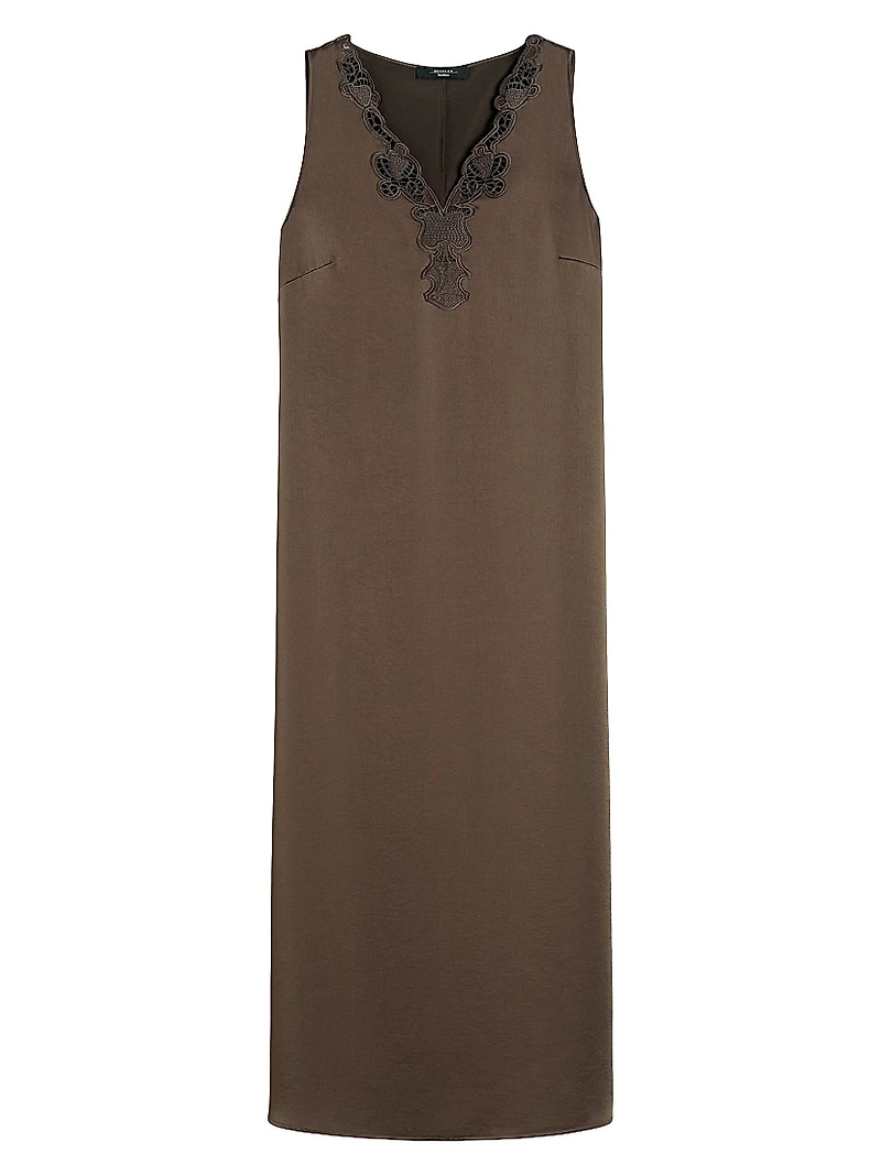 Long Satin Dress