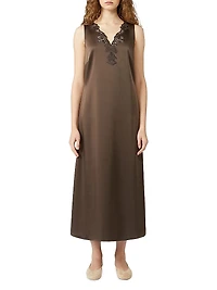 Long Satin Dress