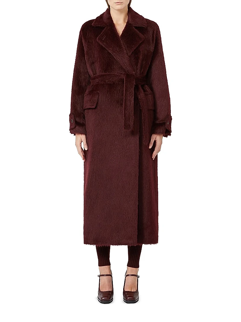 Long Wool and Alpaca Coat