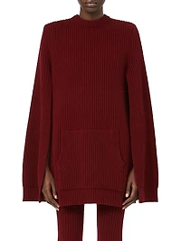 Wool and Cashmere Cape Dress