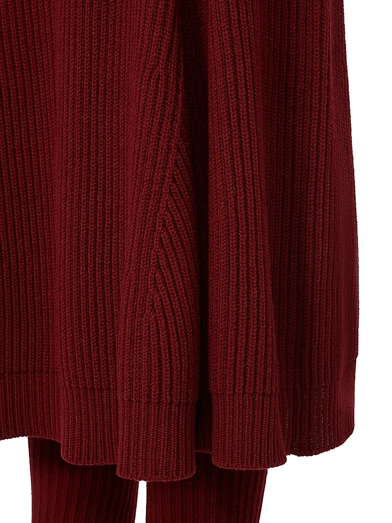 Wool and Cashmere Cape Dress