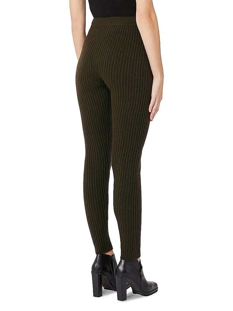 Wool and Cashmere Knit Leggings