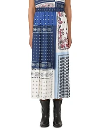 Printed Twill Skirt