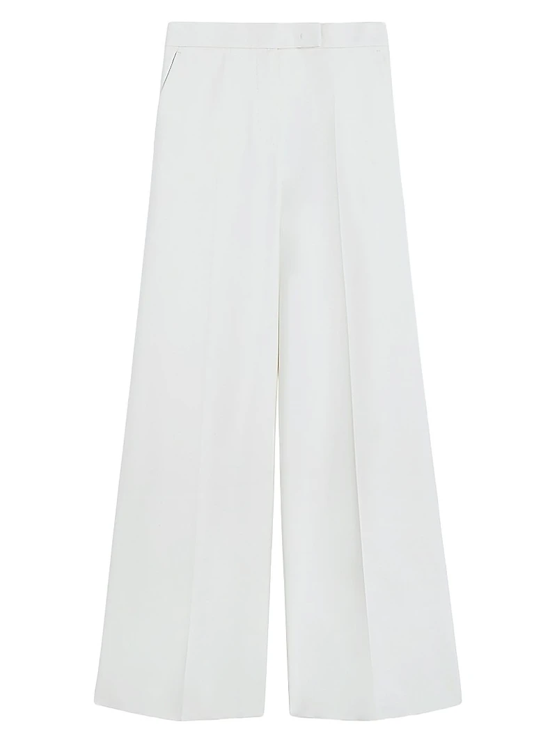 Wide Fit Cotton Trousers