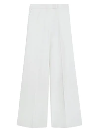 Wide Fit Cotton Trousers