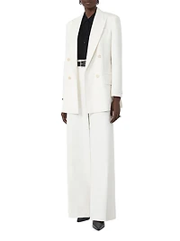 Wide Fit Cotton Trousers