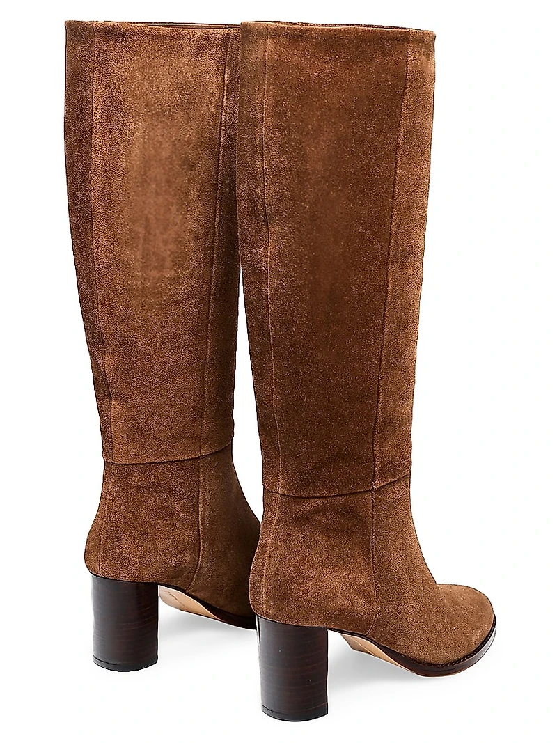 Catherine 70MM Scrunch Boots Suede