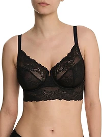 Heavenly Full Coverage Longline Lace Underwire Bra