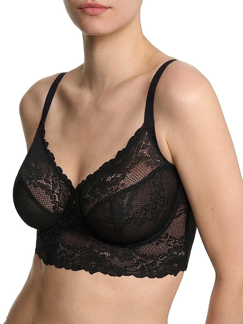 Heavenly Full Coverage Longline Lace Underwire Bra