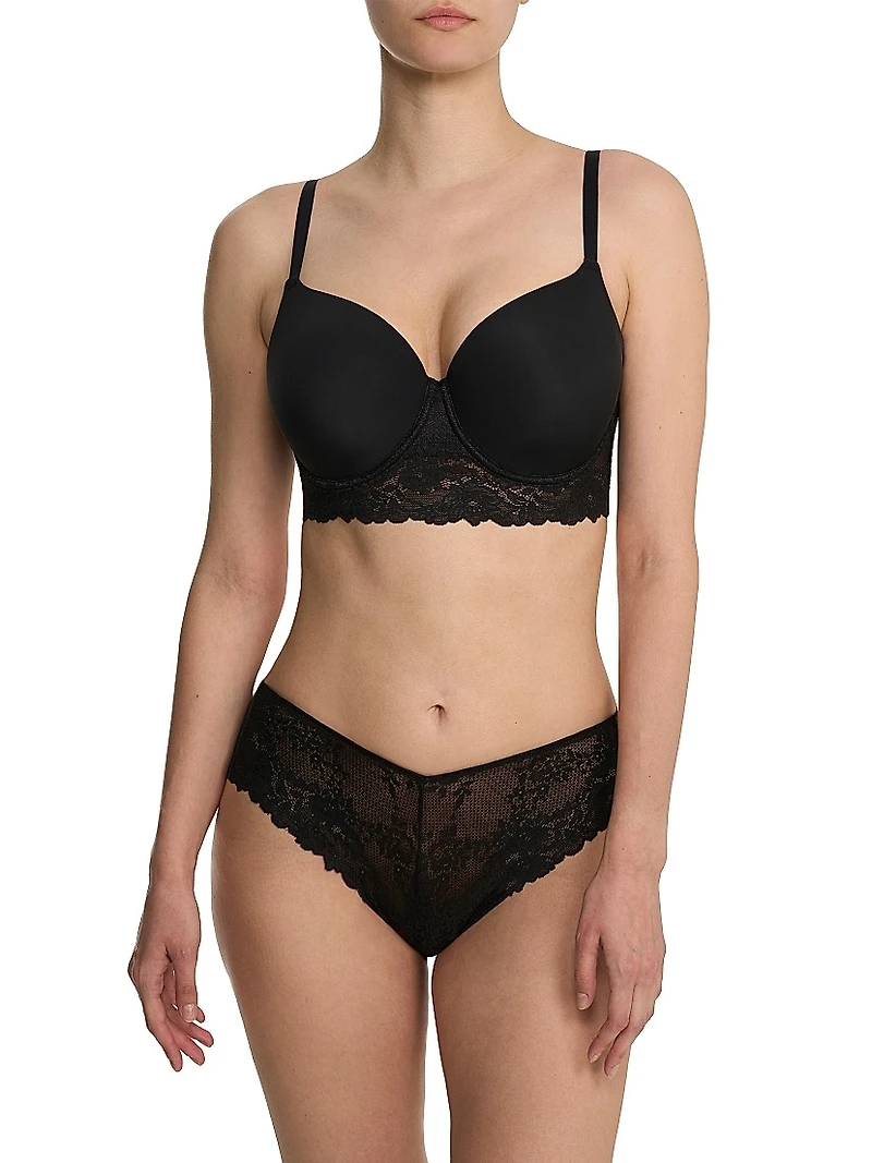 Heavenly Full Coverage Longline Lace T-Shirt Bra