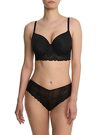 Heavenly Full Coverage Longline Lace T-Shirt Bra