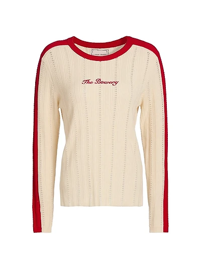Bowery Pointelle Sweater