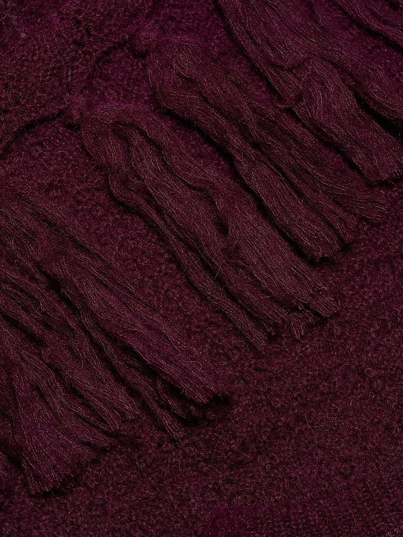 Fia Alpaca-Blend Fringe Sweater