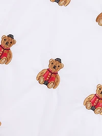 Bowery Bear Embroidered Poplin Shirt
