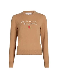 Joy Is An Act Of Resistance Cashmere Sweater