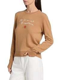 Joy Is An Act Of Resistance Cashmere Sweater